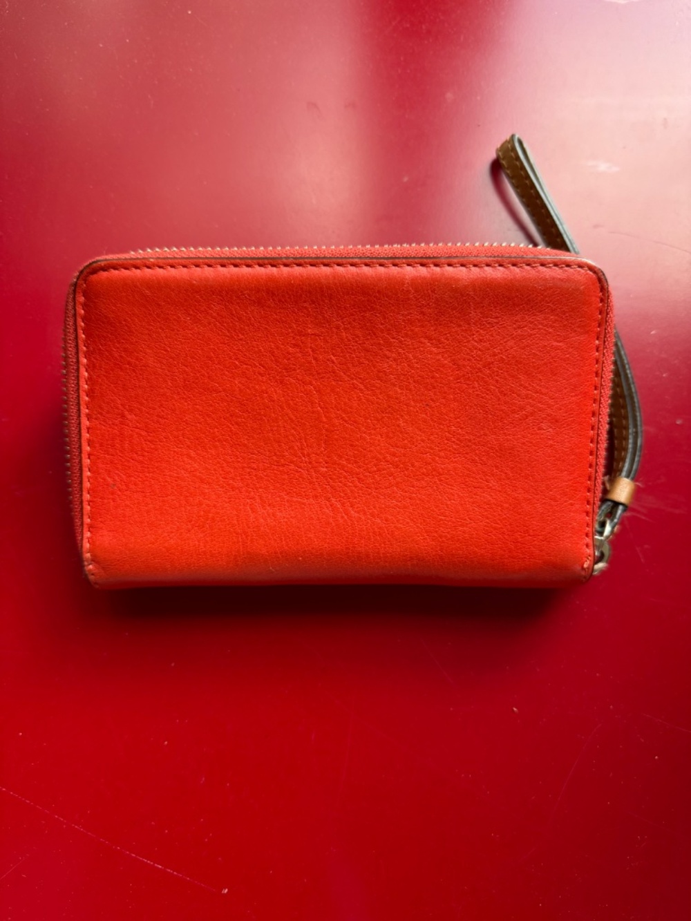 Coach Park Dylan Color Block Leather Wristlet /Wallet GUC - Picture 2 of 9